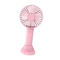 thumbnail image 4 of Ventilador de de mano, aire acondicionado, ventilador de bolsillo multifuncional, ventilador de refrigeración de aire, ventilador portátil Rosa, 4 of 9