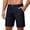 Black, variant on longantii Men's Stretch Short Slim Fit Inseam Flat Front Shorts Summer Cotton Casual Shorts with Pocket Light Blue XXL