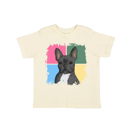 

Inktastic Blue French Bull Dog Gift Toddler Boy or Toddler Girl T-Shirt