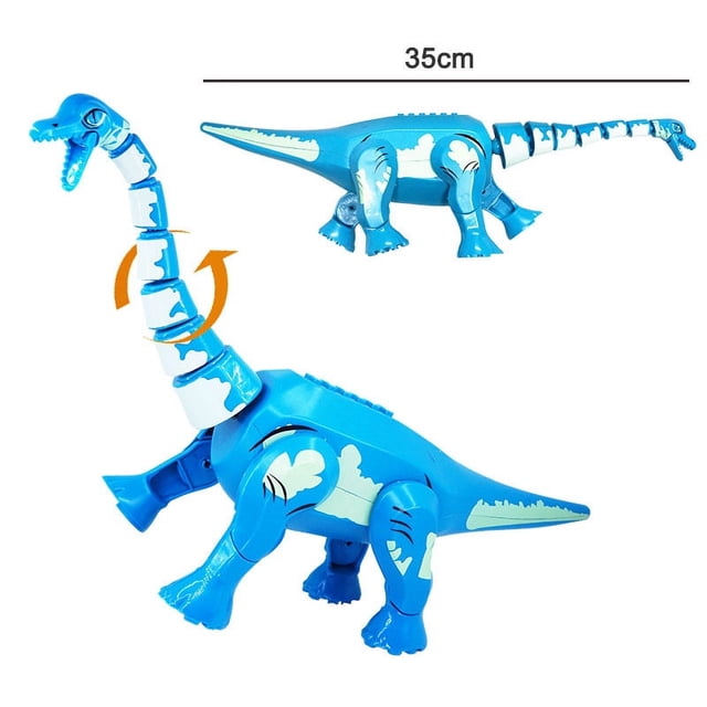 Dinosaur World Building Blocks Set, Large Dinosaur Figures T-Rex Velociraptor Triceratops, DIY Assembled Educational Construction Toy, STEM Learning Building Kit Gift for Kids Boys Girls