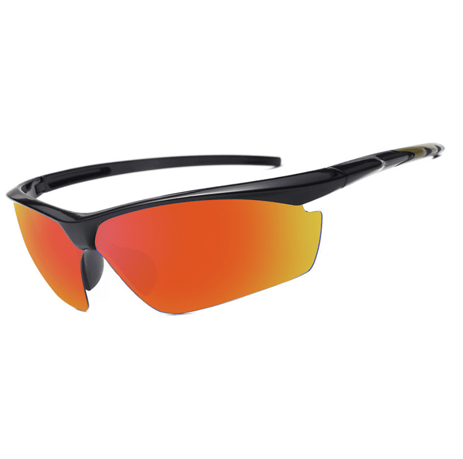 UV400 Protective and Glare Blocking Polarized Sports Sunglasses for Men and Women w Bundle 