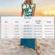 thumbnail image 3 of TaTaai Women's Solid Color Round Neck Sleeveless Casual Dress Elegant Front Pleats Knee Length Dress with Pockets Loose Comfortable Fit for Spring Summer Vacation Beach Wear Gift, 3 of 6