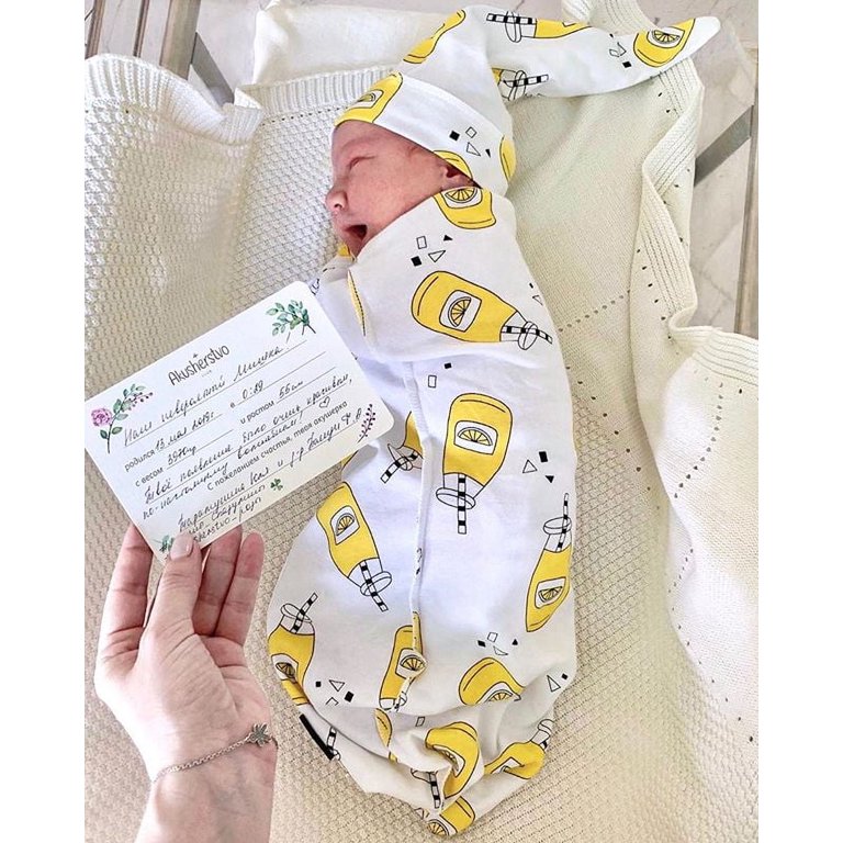 Newborn baby blanket swaddle best sale sleeping bag