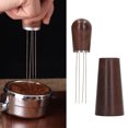 thumbnail image 4 of Coffee Distribution Needle, Ergonomic Widely Applicable Durable Safe Needle Coffee Powder Stirrer With Base For Milk Tea Shop Red Brown,Dark Brown, 4 of 8