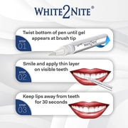 Dale Audrey WHITE2NITE, Natural Teeth Whitening Pen, Peppermint, Enamel Safe , Dentist Recommended, No Sensitivity