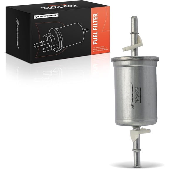 A-Premium Fuel Filter Compatible with Ford F-150 F150 1999-2006, F-250 F250 1999, F-150 Heritage 2004, Explorer 1999-2001, Focus 2000-2008, Mustang 1998-2004, Expedition & Lincoln & Mazda & Mercury