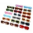 thumbnail image 4 of Gafas de sol de estilo con montura pequeña, gafas de sol cuadradas personalizadas, gafas de sol de moda marinas, 4 of 5