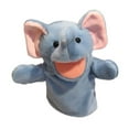 thumbnail image 3 of Marionetas de mano de peluche de animal para contar historias, herramienta de enseñanza realista, juguete de animal de peluche, guantes para enseñar, elefante, 3 of 8