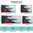 thumbnail image 2 of Red Blue White Marble Plush Pillow Cases King Size Ultra Soft Warm Pillowcases with Zipper 20"x40", 2 of 9