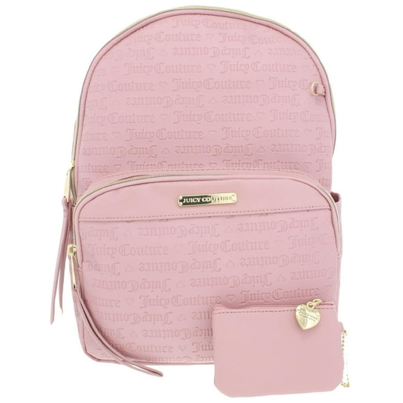 Juicy Couture White Multi Rose Leather Backpack