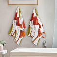 thumbnail image 3 of Autumn Watercolor Pumpkins Hand Towels for Bathroom, Halloween Kitchen Towel 2 PCS Ultra Soft and Highly Absorbent Decorative Fingertip Face Bath Towels for Spa & Hotel, 28.3"x 14.4", 3 of 4