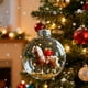 thumbnail image 4 of Seyotauo Christmas Horse Ornament Collection - Clear Acrylic Baubles with Intricate Equestrian Scenes, Metallic Tops & Golden Glitter for Holiday Centerpieces/Curio Cabinets, Gifts for Horse Lovers, 4 of 5