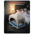thumbnail image 4 of Cama de viaje inflable con tienda para niños pequeños QPAU 134x83 cm, 3+ años, 4 of 8