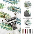 thumbnail image 5 of Large Round Rug 8Ft, Green Blue Palm Leaf Non-Slip Washable Circle Rugs Carpet, Summer Botanical Tropical Plants Indoor Outdoor Rug Floor Mats Throw Runner for Bedroom Living Room Bathroom, 5 of 8