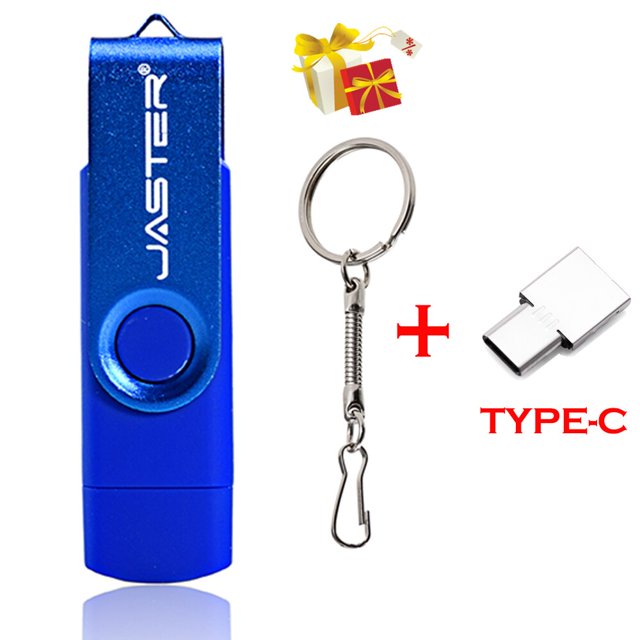 Unidad flash USB 3 en 1 de alta velocidad OTG Pen Drive 64GB 32GB Adaptador 16GB Micro USB stick Red Almacenamiento externo Regalar regalo tipo c Tan Jianjun unisex