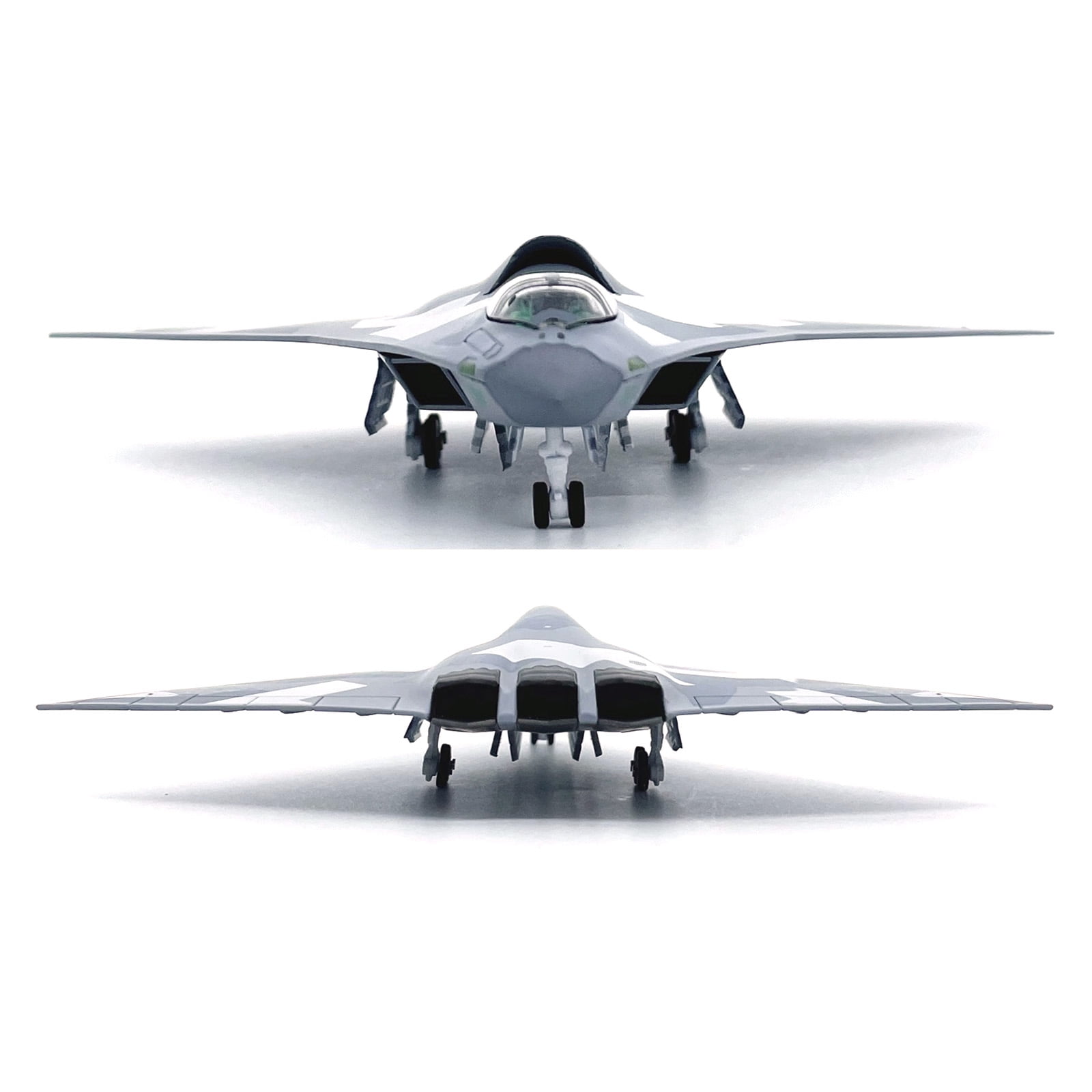 CSYANXING J-36 Fighter Jet Model China Air Force Sixth Generation Diecast Alloy 1/144 Scale Collection Display New Aircraft 6.7in