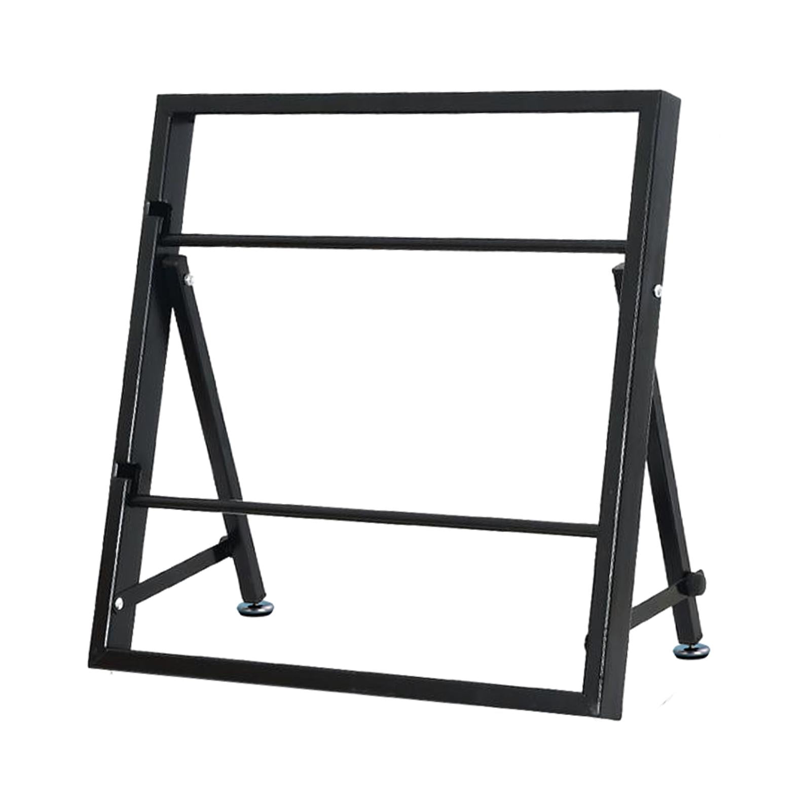 Abbraccia Ribbon Organizer Iron Ribbon Storage Rack Ribbon Roll Holder for Flower Store Cake Shop Sewing Craft Room Jewelry Scarf Towel 2 Tiers
