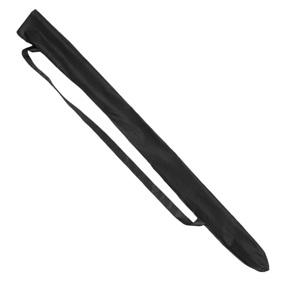 Hemobllo Black Compact Folding Umbrella with Protective Cover Bag and Adjustable Shoulder Strap for Everyday Use