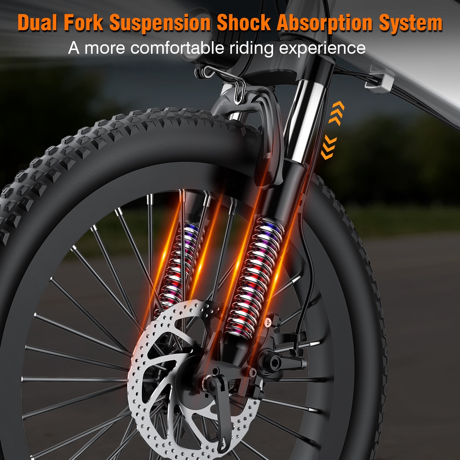 20 inch Folding Electric Bike,48V 7.8Ah Battery,Peak 720W Motor Electric Mountain Bike,Max Speed 20MPH Ebike,Foldable Electric Bicycle for Adults