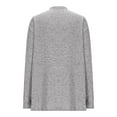 thumbnail image 6 of CENGNIAN No Boundaries Women's Lightweight Long Cardigan,Ladies Open Front Long Sleeve Sweaters with Pockets,Womens Fall Casual Loose Tops,Gray,Size XXXXL, 6 of 7