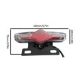 thumbnail image 5 of Electric Bike Brake Rear Light 36-60V Taillight with Turn Signal Rear Rack Lamp Cycling Warning Light Easy to Install, 5 of 10