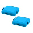 thumbnail image 1 of Oleegame 2 Pcs Machine à Toasties Micro-Ondables avec Sangles en Silicone Réglables Sans Fil Bleu, 1 of 5