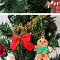 thumbnail image 4 of SAYDY 12PCS Gingerbread Man Ornaments for Christmas Tree Assorted Plastic Gingerbread Figurines Ornaments for Christmas Tree Hanging Decorations 3 Inch Tall A, 4 of 6