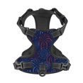 thumbnail image 4 of Lsque Blue Firework Dog Harness, No-Pull Pet Harness with 2 Leash Clips, Adjustable Soft Padded Dog Vest with Easy Control Handle for Large Dogs-X-Large, 4 of 9