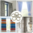 thumbnail image 6 of Uxcell 40-Pack Green Bronze Curtain Rings with Eyelet, Metal Rings for Curtain Rods, 1 Inch Interior Diameter, 6 of 7