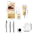 thumbnail image 2 of Eyebrow and Eyelash Dyeing Set 0.24 oz, Long-Lasting Black Color, Nourishing Home Makeup Tool with Body Temperature formula, 2 of 8