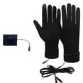 thumbnail image 1 of Heated Motorcycle Gloves Usb Rechargeable 3 Heating Levels Non-slip Touchscreen Mittens for Motorcycle Work Ski Hunting Riding Hiking, 1 of 8