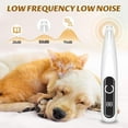 thumbnail image 3 of Paw Trimmer 2025 New Micro Hair Clippers for Dog, Rechargeable Low Noise Cordless Dog Beauty Trimmer with LED Light, Waterproof Pet Claw Shaver for Dogs Cats (White), 3 of 7