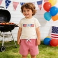 thumbnail image 4 of Jamsmile Toddler Boys Outfit Sets Summer Short Sleeve Shirts And Plaid Drawstrings Shorts Casual Two Piece Boys Playsuits, 4 of 7