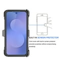 thumbnail image 3 of Takfox Samsung Galaxy S25 FE 5G Case, for Galaxy S25 FE 5G Belt Clip Holster Phone Case [Built-in Screen Protector] Kickstand Full-Body Military Grade Protective Shockproof Cover -Black, 3 of 6