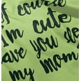 thumbnail image 4 of Cute Like Mom New Daughter Adorable Youth T Shirt Tee Girls Infant Toddler Brisco Brands 18M, 4 of 5