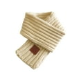 thumbnail image 2 of Kids Winter Scarf, Coldproof Solid Color Knitted Scarves Wrap for Toddler Boy Girls, 2 of 8