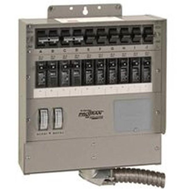 Reliance Controls 813055 Generator Transfer Switch, 120 VAC, 50 amp, 12500 watt, 2 P