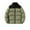 Green, variant on Wyobmus Men's Oversize Heavyweight Quilted Jacket Plain Full Zip Winter Warm Coat Long Sleeve Casual Outwear Coat Olive Green