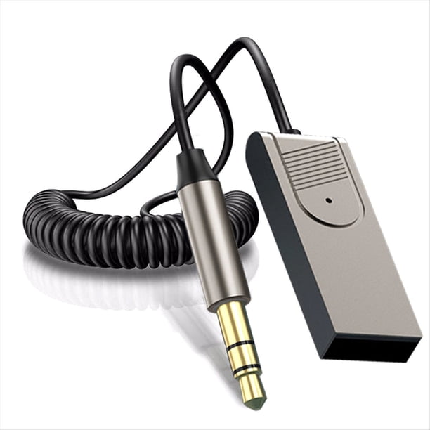 Receptor Bluetooth 5.4 Auxiliar para Coche, Adaptador y Convertidor de Bluetooth, Actualización de Audio Antiguo, Receptor Inalámbrico Bluetooth.