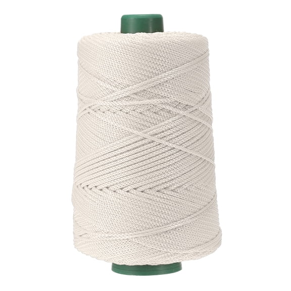 Uxcell Polyester Macrame Cord, 3mm x 219 Yards Polypropylene Cords for DIY Crafts - (Beige)