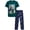 Teal/Blue, variant on TUFF GUYS Boys Pajama Set Short Sleeve Sleep Shirt and Pajama Pants Sleepwear 2 Piece