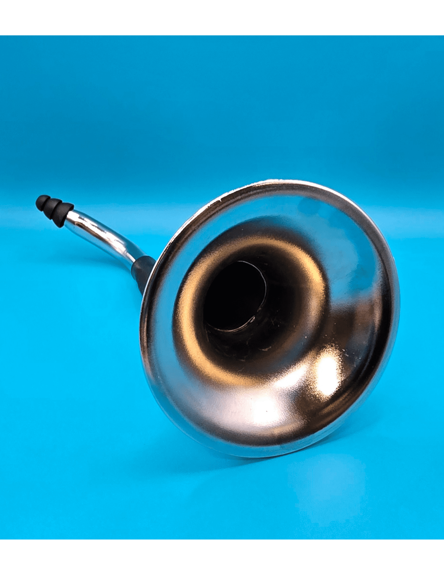 Uncle Russ's Original Ear Trumpet Horn - Silver - Made in the USA