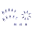 thumbnail image 3 of 24Pcs Love Heart Butterfly Coffin Fake Nails Art French Long Ballet Detachable Wearing Press on Nail Tips Full Cover False Nails, 3 of 6