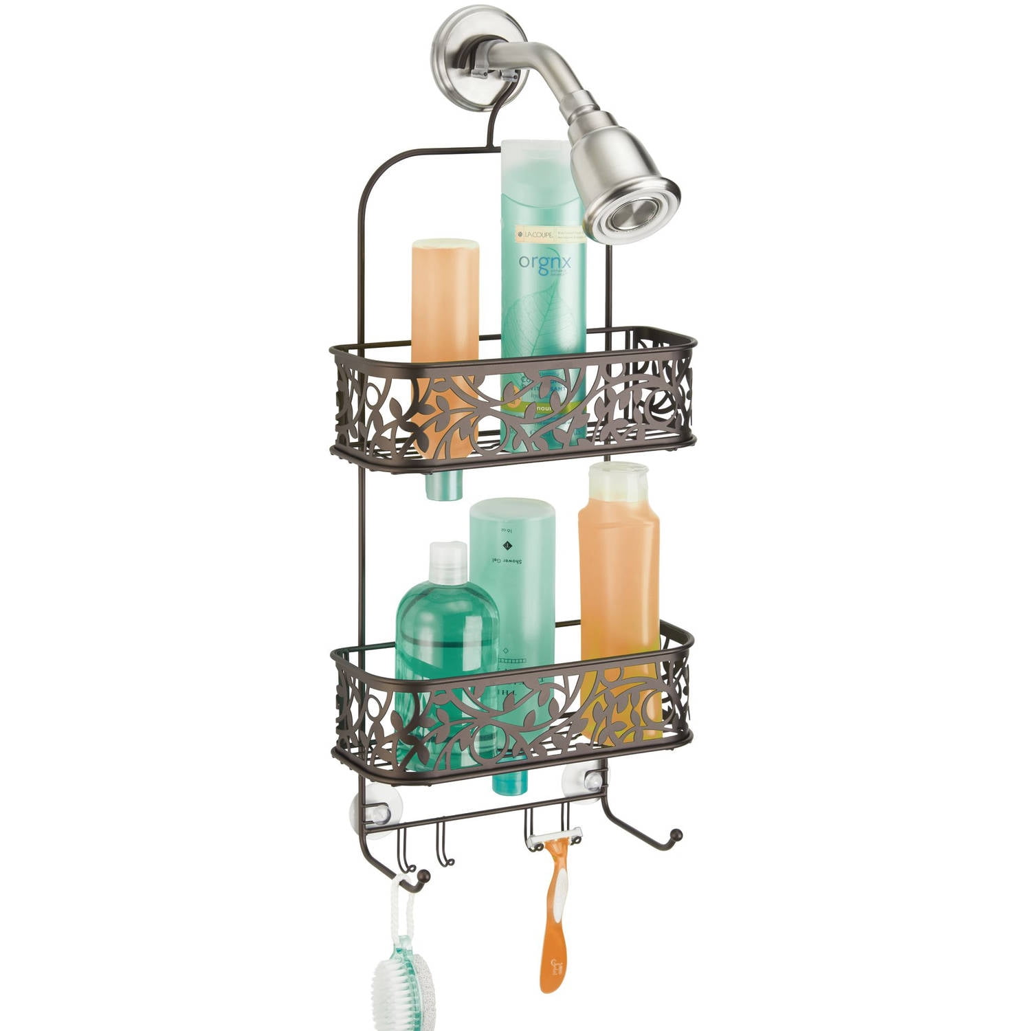 InterDesign Vine Shower Caddy, Bronze
