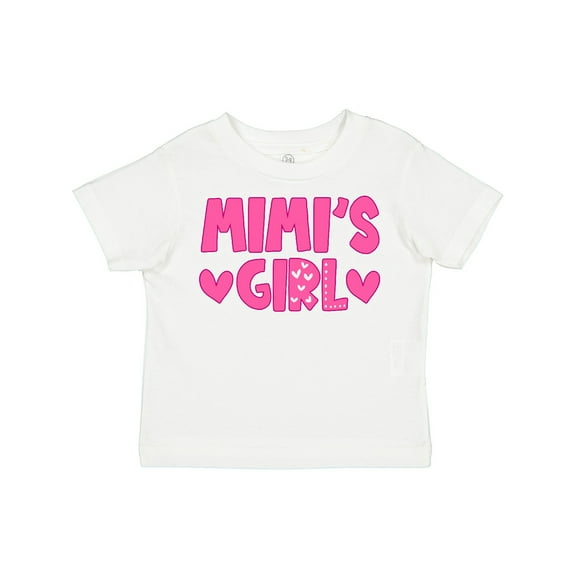 Inktastic Mimi's Girl Pink with Hearts Girls Toddler T-Shirt