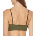 thumbnail image 3 of DKNY Textured Bralette Bikini Top Moss Micro Scrunch Texture XS, 3 of 4