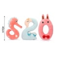 thumbnail image 6 of Digital Animal Doll 0-9 Cartoon Numbers Lovely Giraffe Seahorse Crocodile Plushies Companion Educational Toy Soft Stuffed Numeral Pillow Baby Soothing Toy Home Decor, 6 of 8