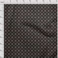 thumbnail image 4 of oneOone Polyester Spandex Black Fabric Asian Ornamental Tile Craft Projects Decor Fabric Printed By The Yard 56 Inch Wide, 4 of 4