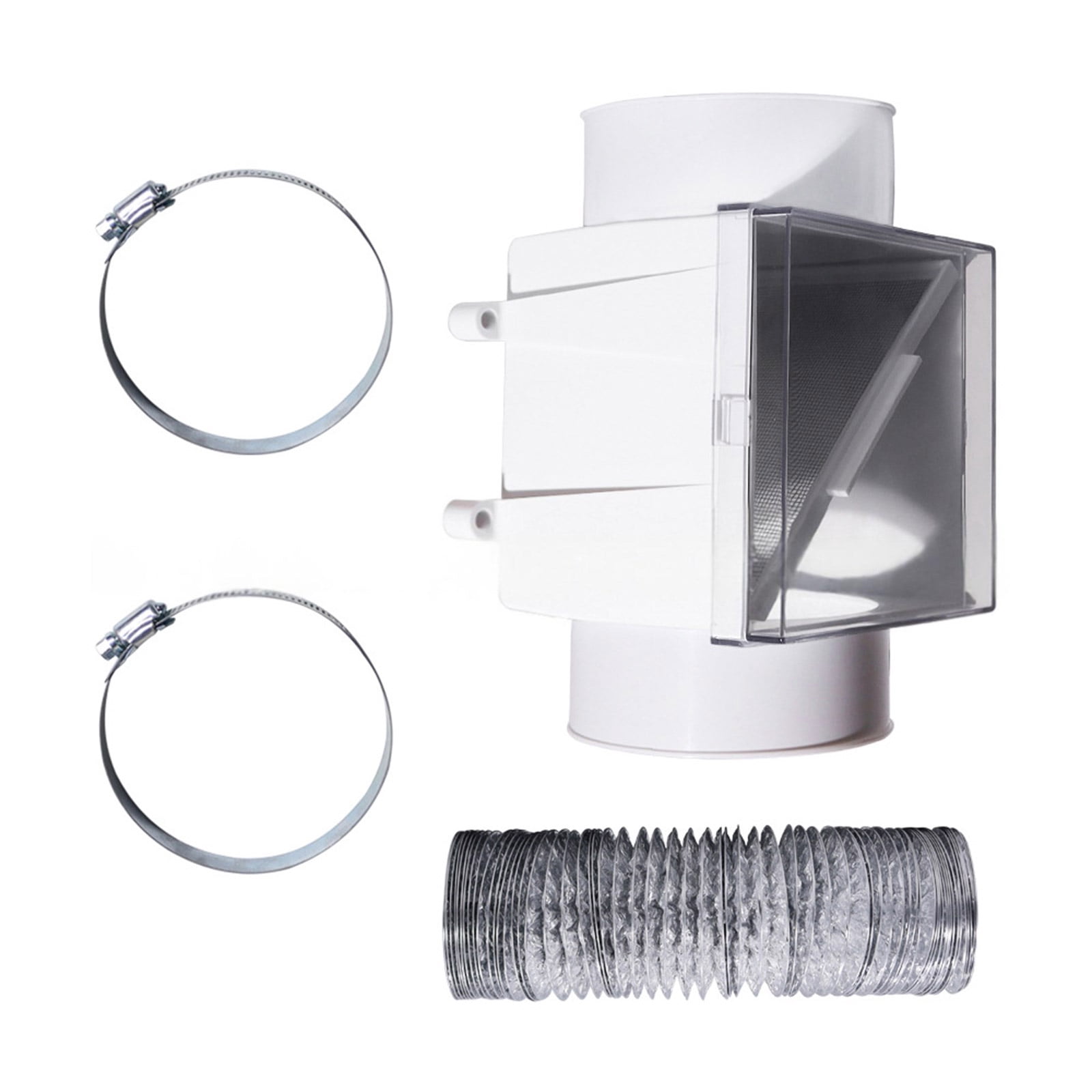 Dryer Outlet Particle Collector Entrap Flame Prevention Filter Reduces Flame Risk Improves Dryer Efficiency 4 Inch Compatible Plan
