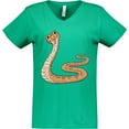 thumbnail image 3 of Inktastic Pi-thon Pi Day Python Pun Snake Women's V-Neck T-Shirt, 3 of 5